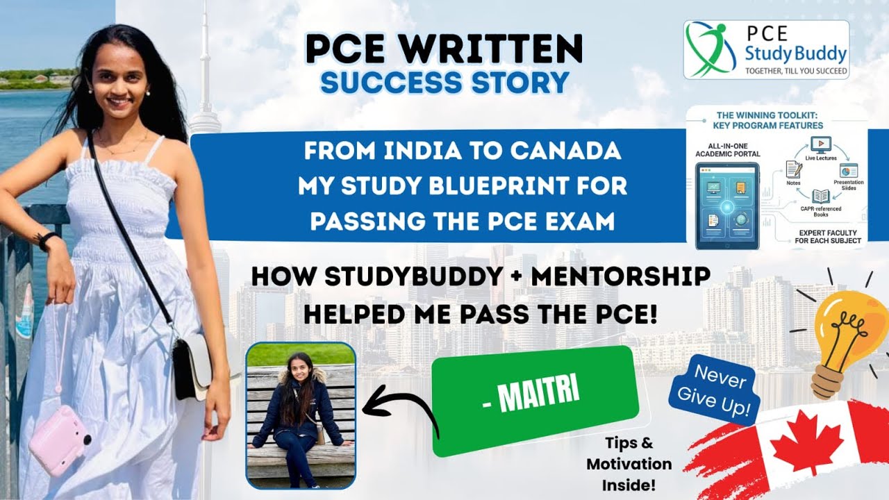 How I Cleared PCE written in 5 Months with a Full-Time Job | Studybuddy Success Story