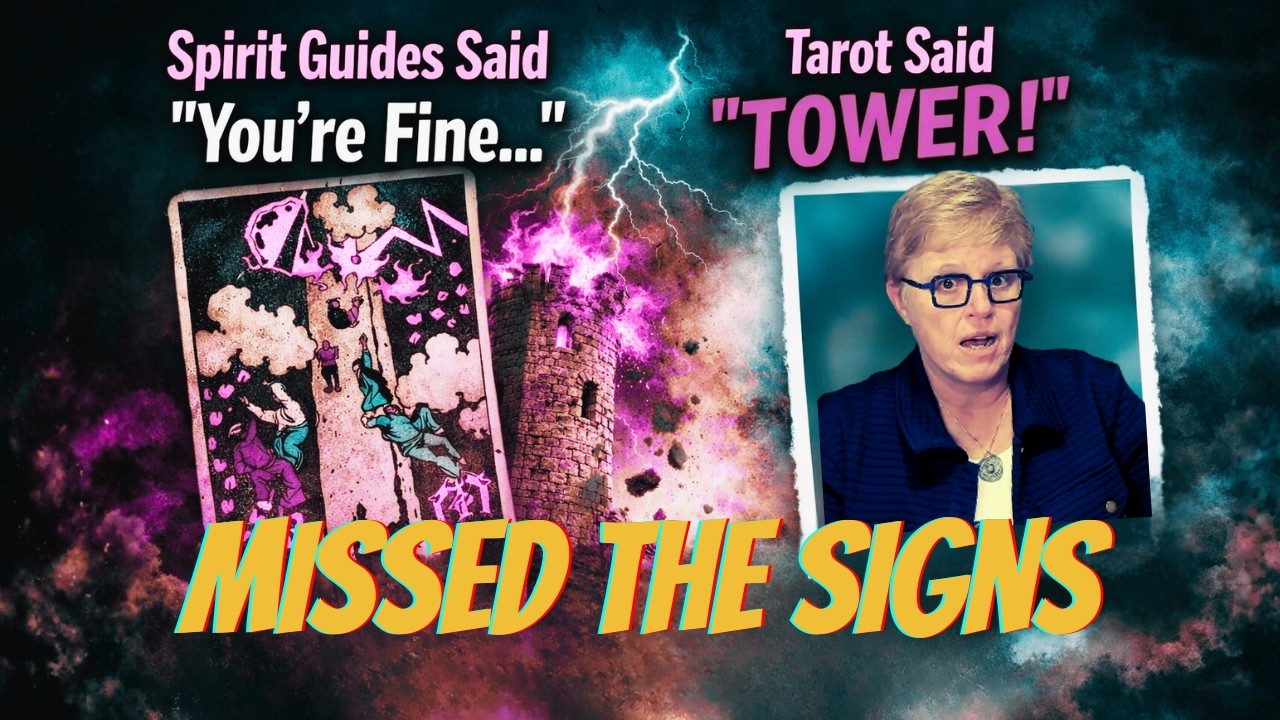 Spirit Guides Said &ldquo;You&rsquo;re Fine&rdquo;&hellip;Tarot Said &ldquo;TOWER&rdquo;  | Psychic Lesson I Missed -Should've Listened 😱