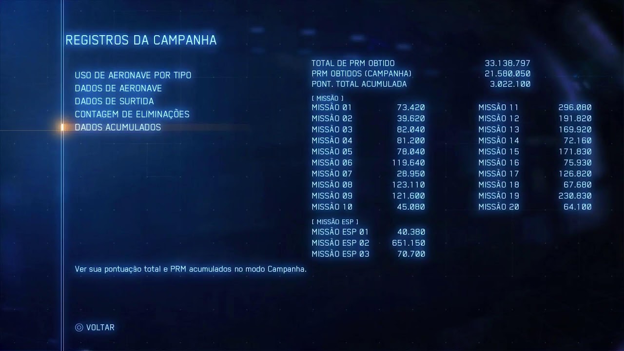 Ace Combat 7 PS5 - Ao Vivo/Live