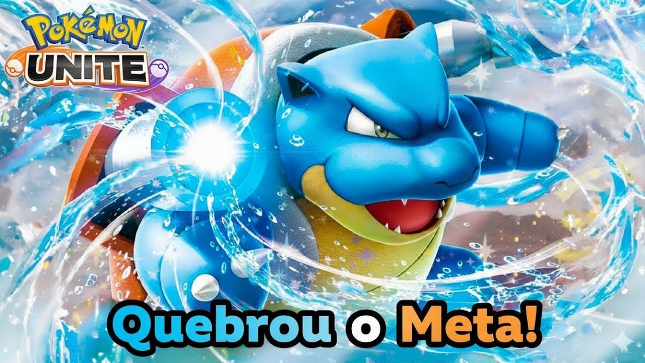 Blastoise está Simplesmente Insano! Carregando de Defensor - Pokémon Unite Blastoise Gameplay 
