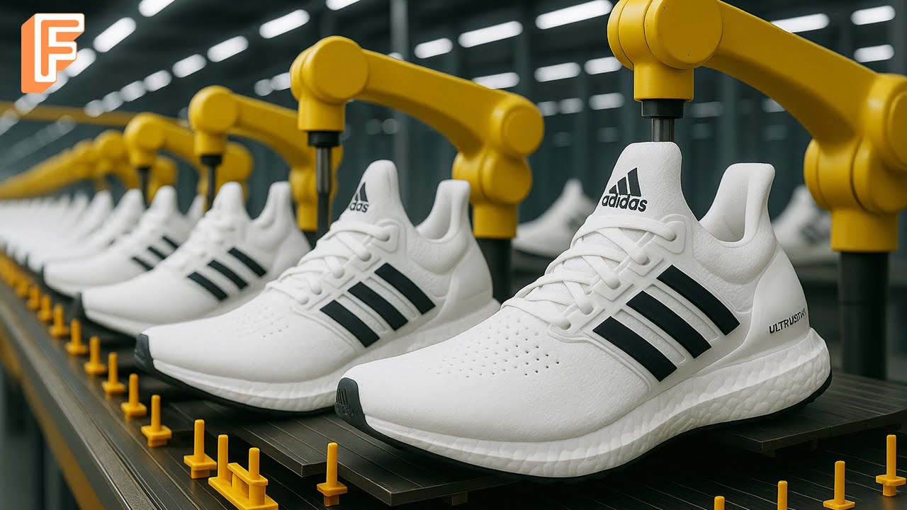How Millions of Adidas Shoes Are Made In Massive Production Line