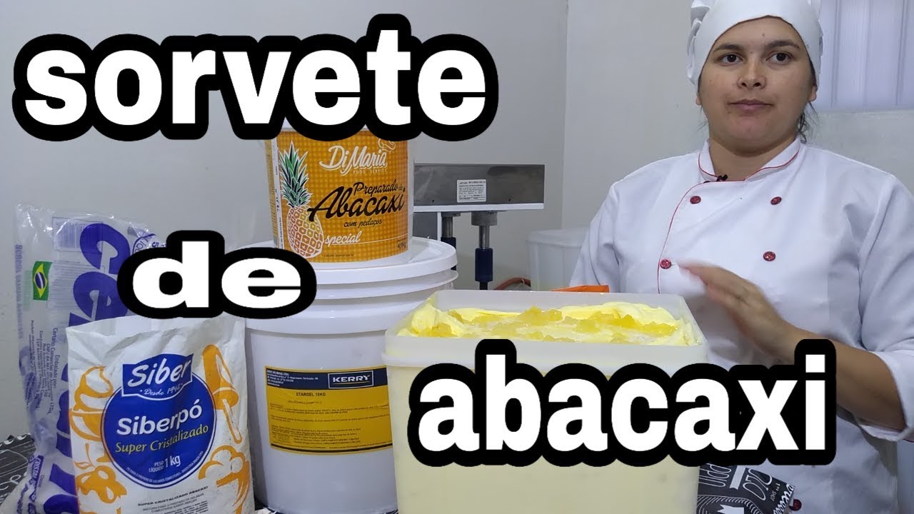 Sorvete de abacaxi, Como Fazer? Por Juliana Paiva