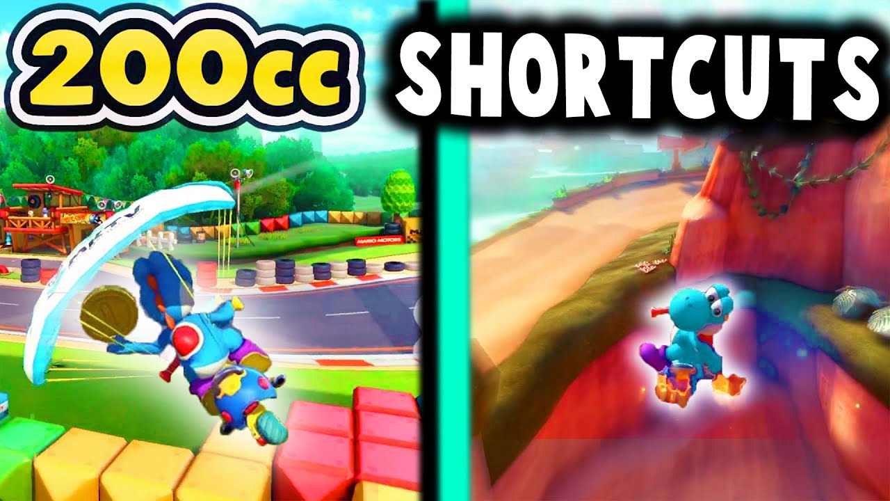 Сочетания клавиш 200cc, которые вы ОБЯЗАНЫ знать в Mario Kart 8 Deluxe!