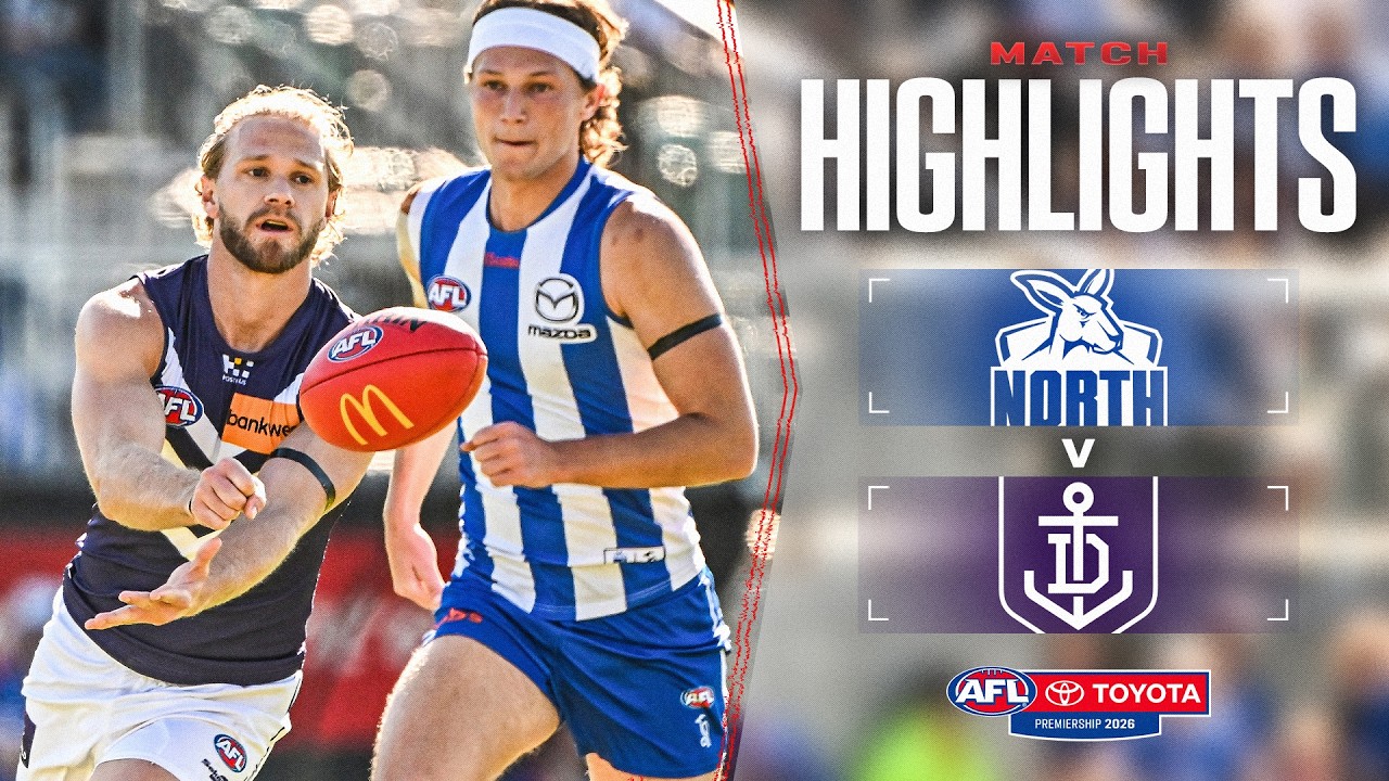 North Melbourne v Fremantle Highlights | Round 13, 2026 | AFL