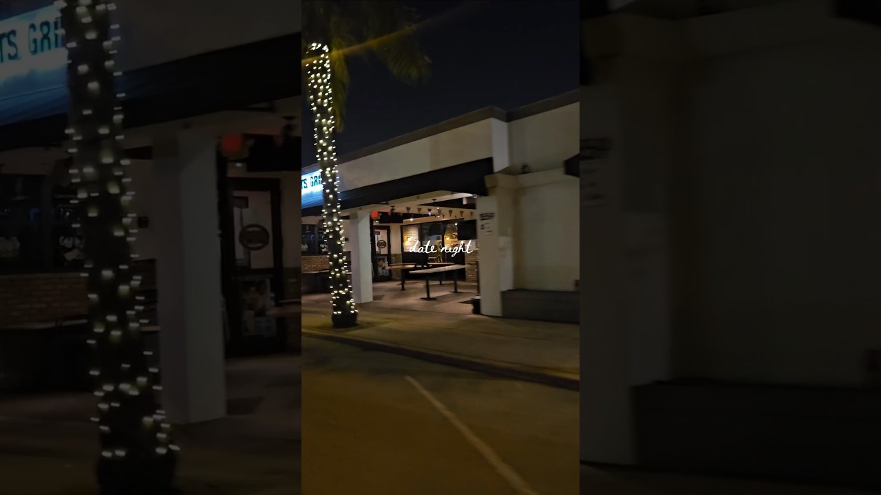 Date night at Sports Grill Miami #date #datenight #couple #food #miami #sunset #perfectdate #vlogger