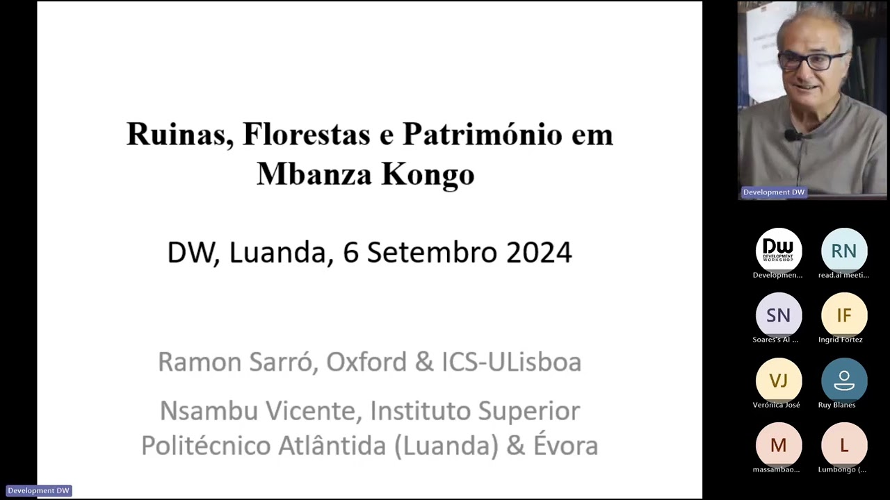 20240906 Debate: Ruínas, Florestas e Património em Mbanza Kongo
