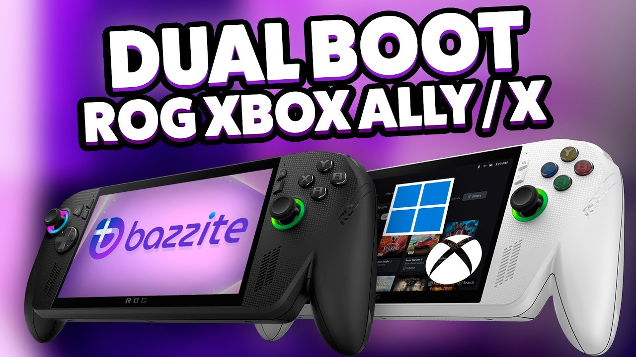 Dual Boot en ROG XBOX Ally y ROG XBOX Ally X! Bazzite y Windows + fixes! 🚀