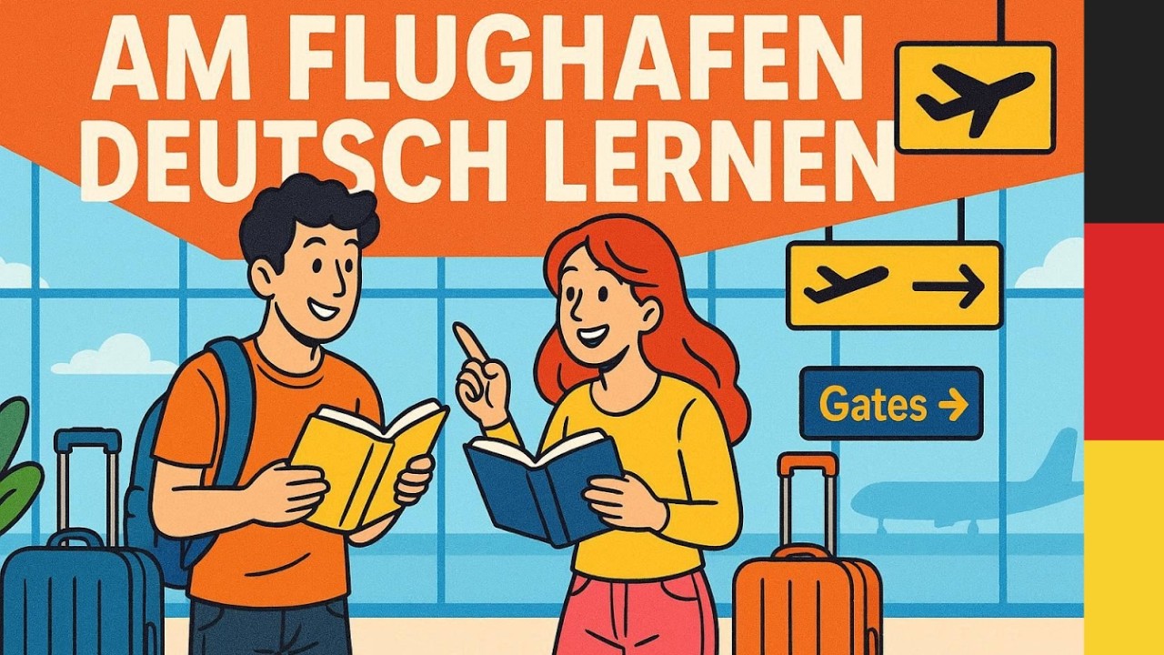 Deutsch hören und verstehen am Flughafen ✈️ | Sicher fliegen mit Deutschkenntnissen