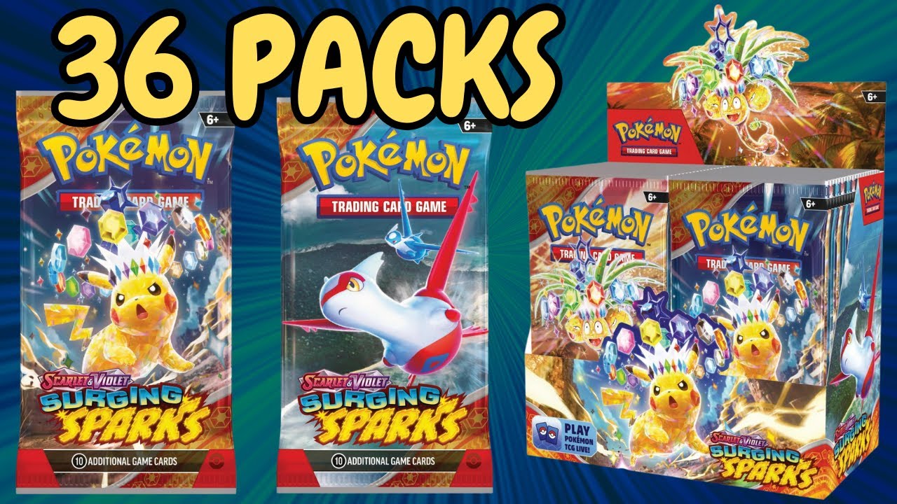 Surging Sparks Booster Box Opening!