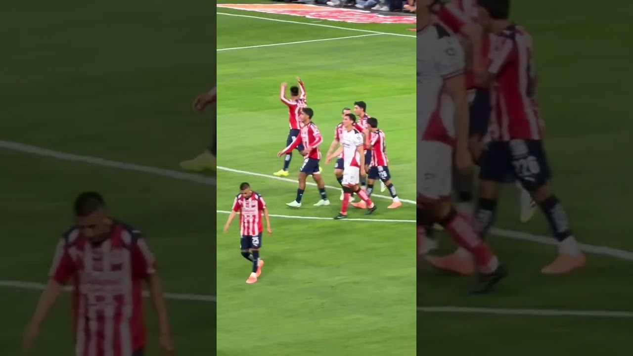 EL GOL DE LUIS ROMO 😍🙌🏻🐐 | CHIVAS 4-1 ATLAS | #futbol #chivas #f&uacute;tbol