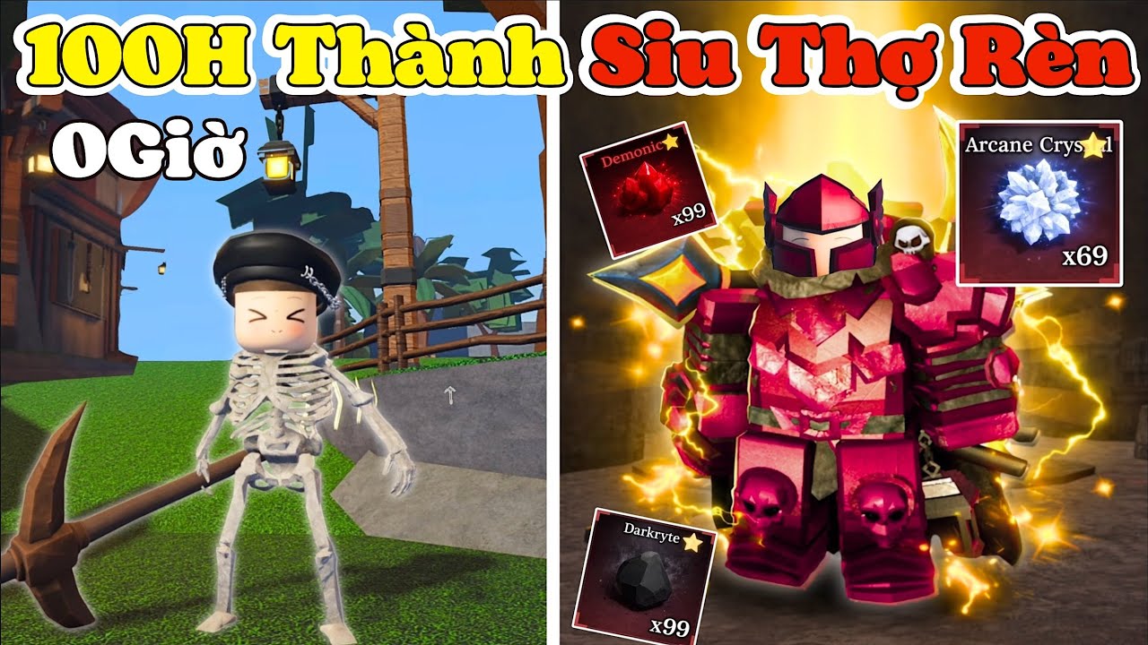 [TheForge] 100H BUG Đá Xịn Sở Hữu Đồ Ngon Trở Thành Siu Thợ Rèn Từ Con Số 0