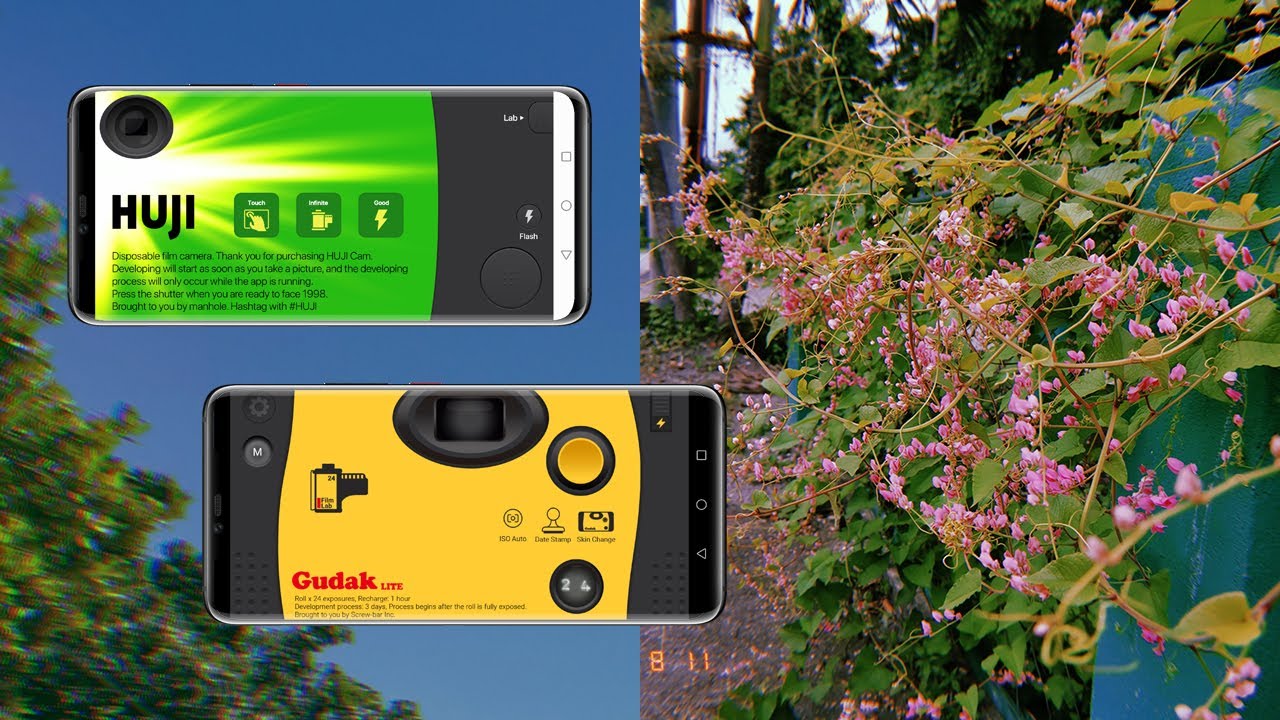 GUDAK VS HUJI 2020 : What's The Best Disposable Camera App? 📸