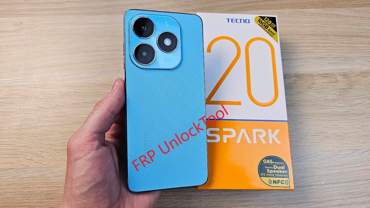 Tecno Spark 20 .Удаление Гугл аккаунта FRP . Unlocktool
