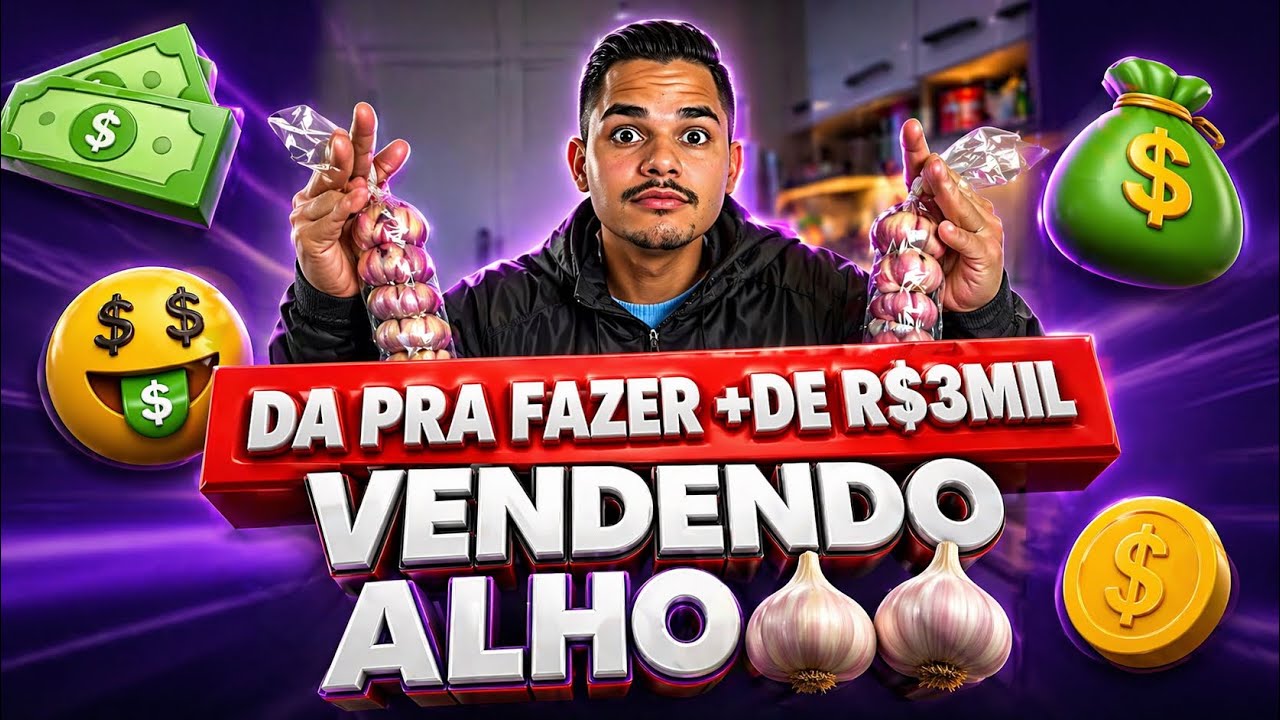 Da pra lucrar R$150 por dia vendendo alho! 💰 Assiste e aprende como fazer igual 🚀 #empreendedorismo