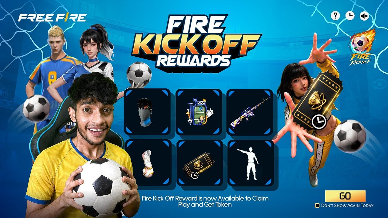 FIRE KICK OFF FREE REWARDS ⚽️ Free Fire Max