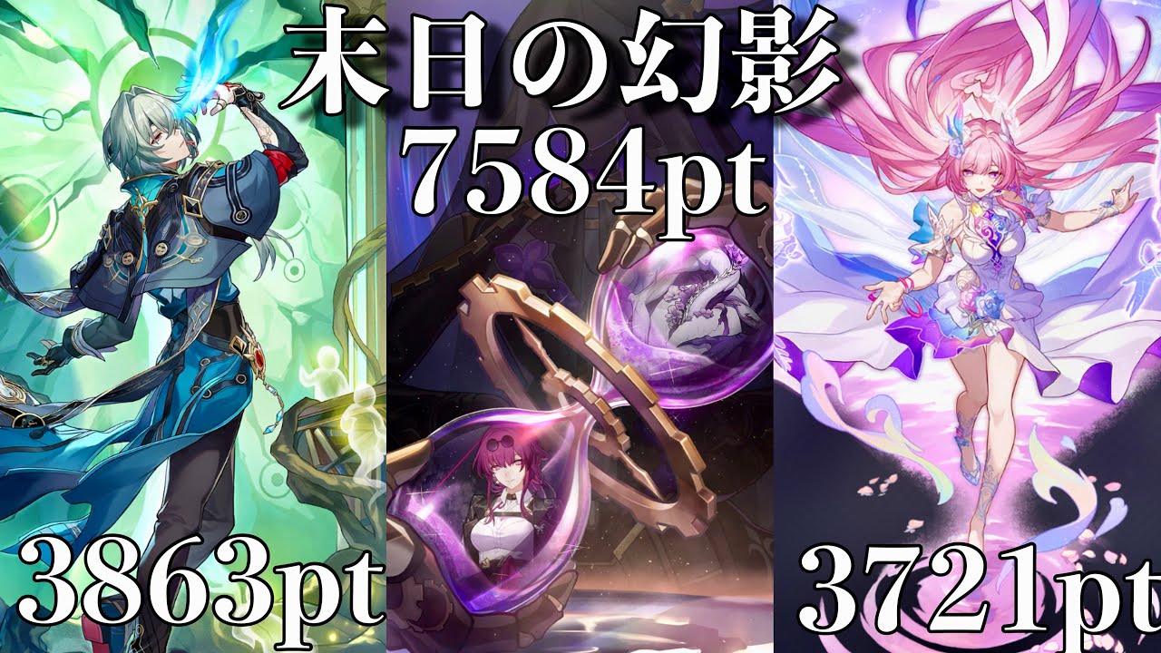【火力感記録】2凸アナイクス/２凸キュレネ　末日の幻影:幽暗の支配者【崩壊:スターレイル】