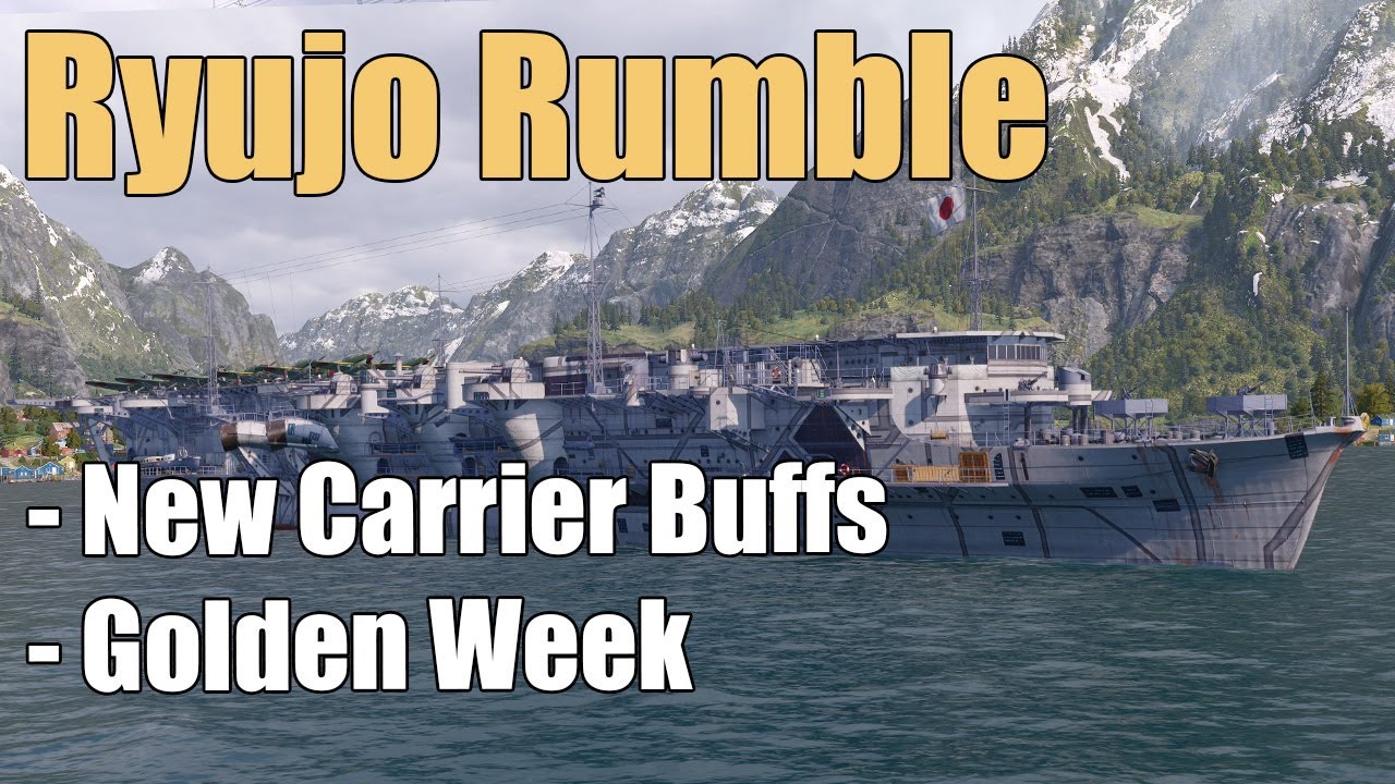 Ryujo Rumble: Carriers Buffed | World of Warships Legends | 4k | Xbox Series X PS4 PS5