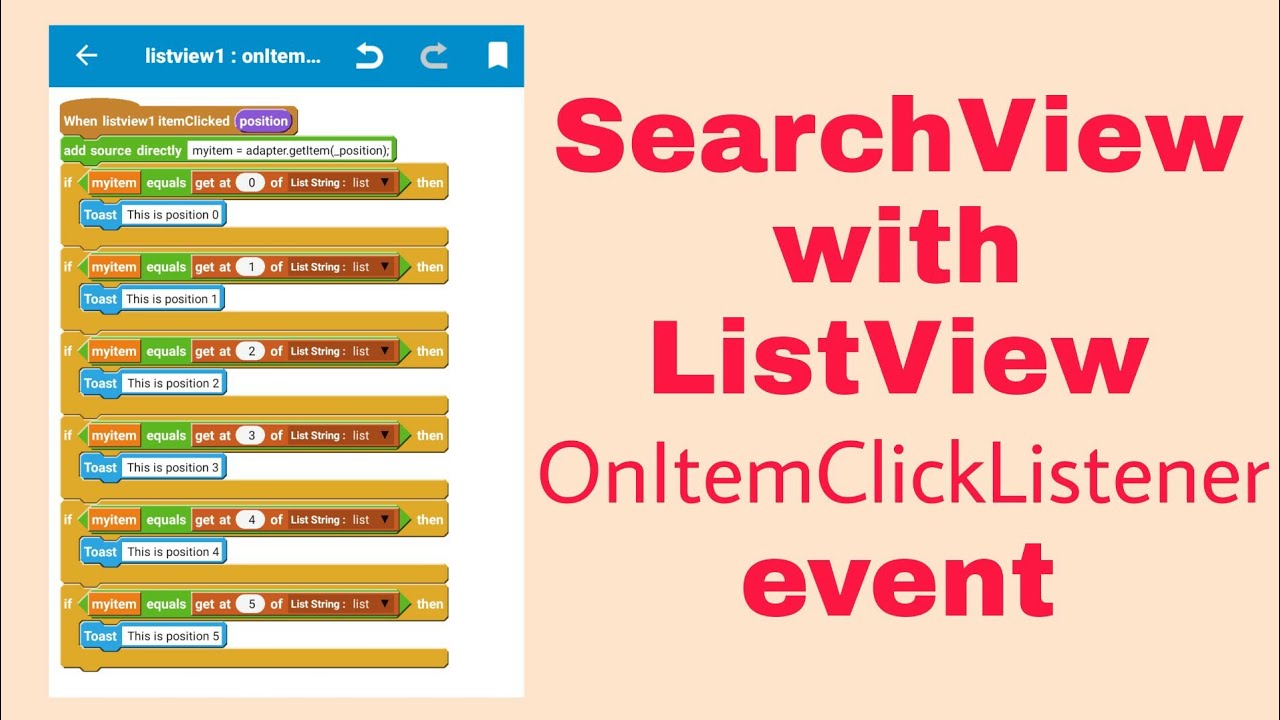 ListView onItemClicked while using SearchView