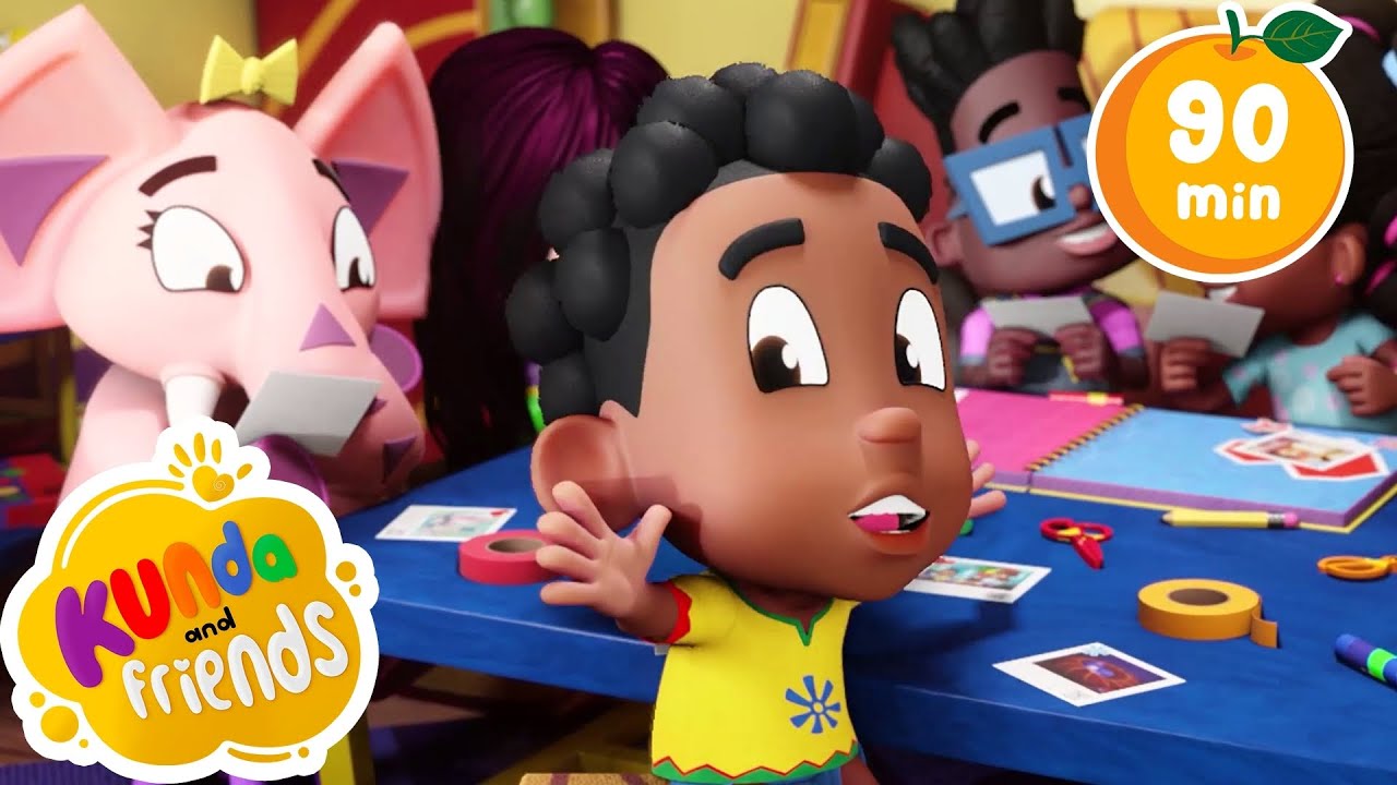 I Am Thankful🤗, Animal Song🐮, Getting Ready😄 + MORE Fun Nursery Rhymes with Kunda & Friends