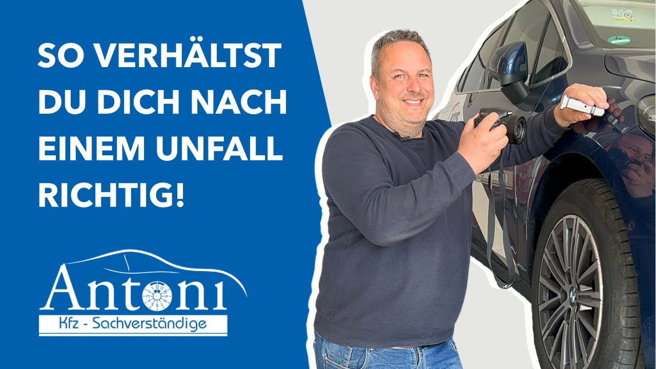Richtig verhalten nach einem Unfall - So findest du den richtigen KFZ-Sachverständigen🚙🔍