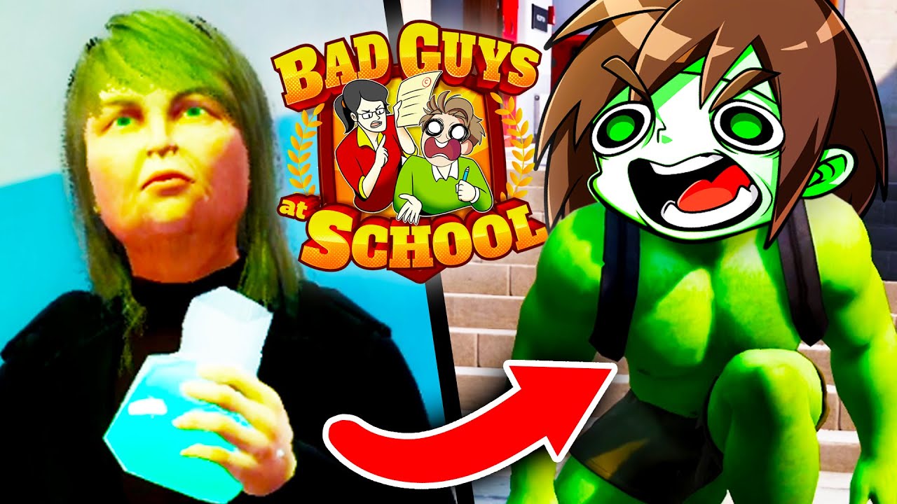 Wir verwandeln uns in der Schule ☆ Bad Guys at School