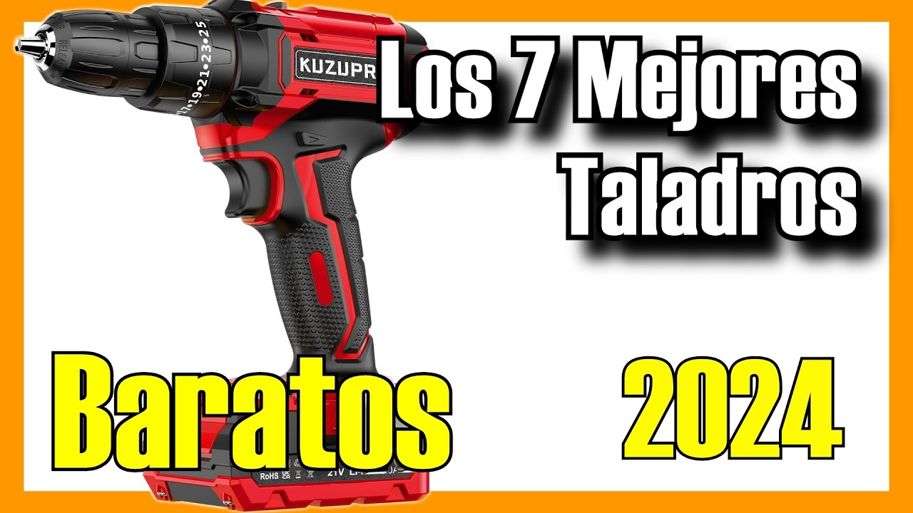 🔥 Los 7 MEJORES Taladros de Aliexpress BUENOS y BARATOS [2025]✅[Calidad/Precio] Inal&aacute;mbricos
