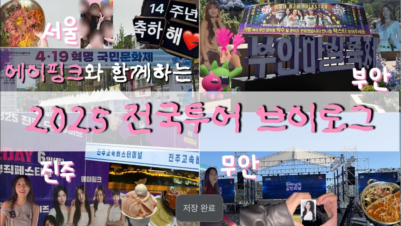 ℙ𝔸ℕ𝔻𝔸 𝕍𝕃𝕆𝔾 | 에이핑크와 함께 𝟚𝟘𝟚𝟝 전국투어 ♡ | 에이핑크와 함께 만든 𝟚𝟘𝟚𝟝년의 소중한 추억들 | 판다 브이로그 [APINK FAN VLOG] 