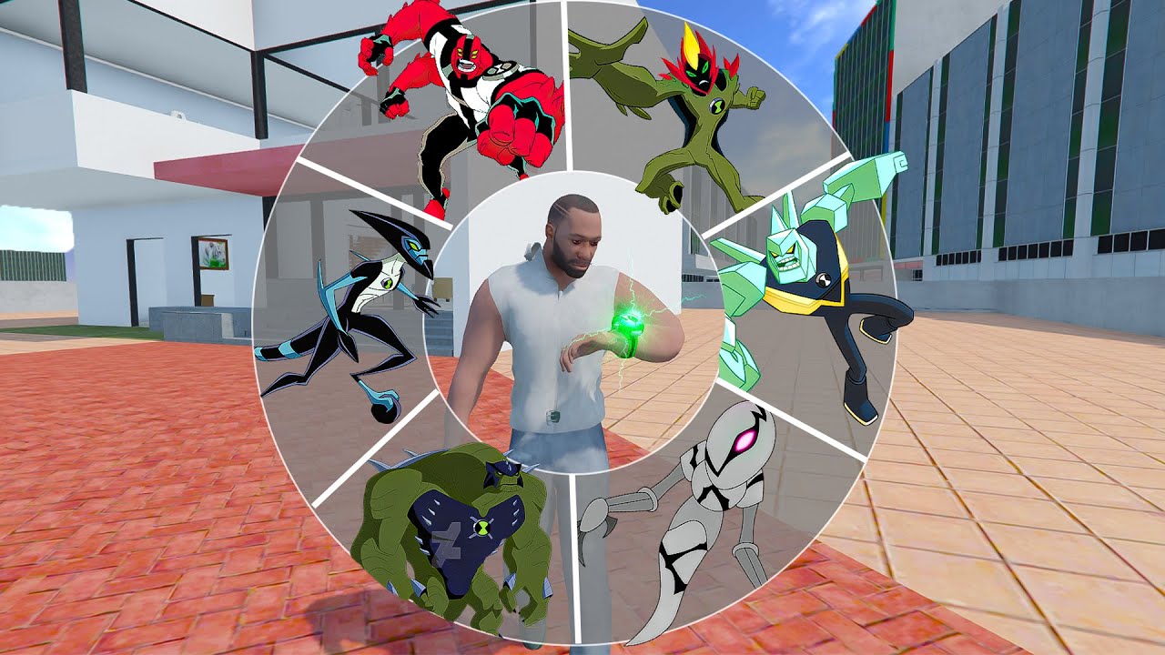 Playing As A Every BEN 10 Alien In INDIAN BIKE DRIVING 3D