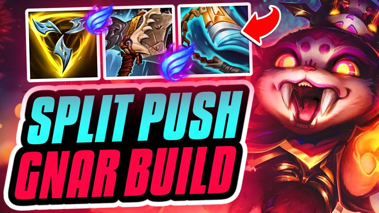 MR POPPER GAVE ME THE BEST SPLIT PUSH GNAR BUILD!!! Season 14 Gnar Gameplay (League of Legends)