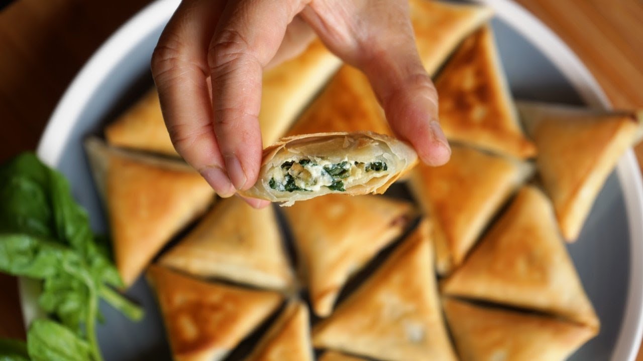 Samoussas à l’Epinard et à la Ricotta - Recette de Cooking With Morgane