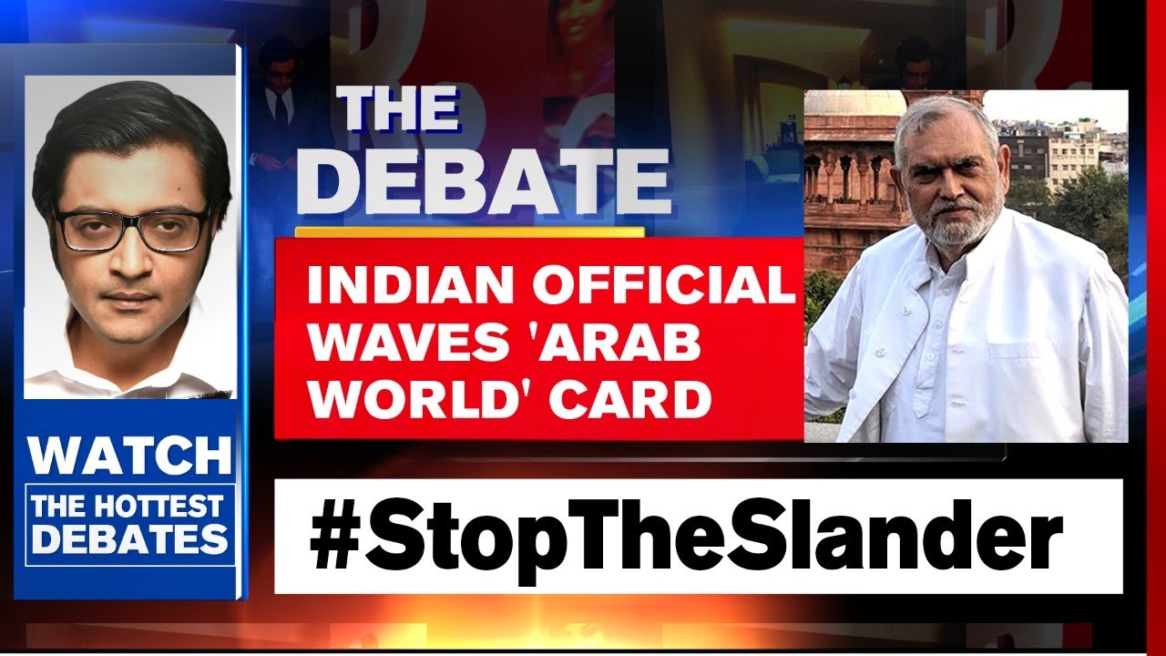 Indian Official Celebrates Fake Narrative | The Debate With Arnab Goswami