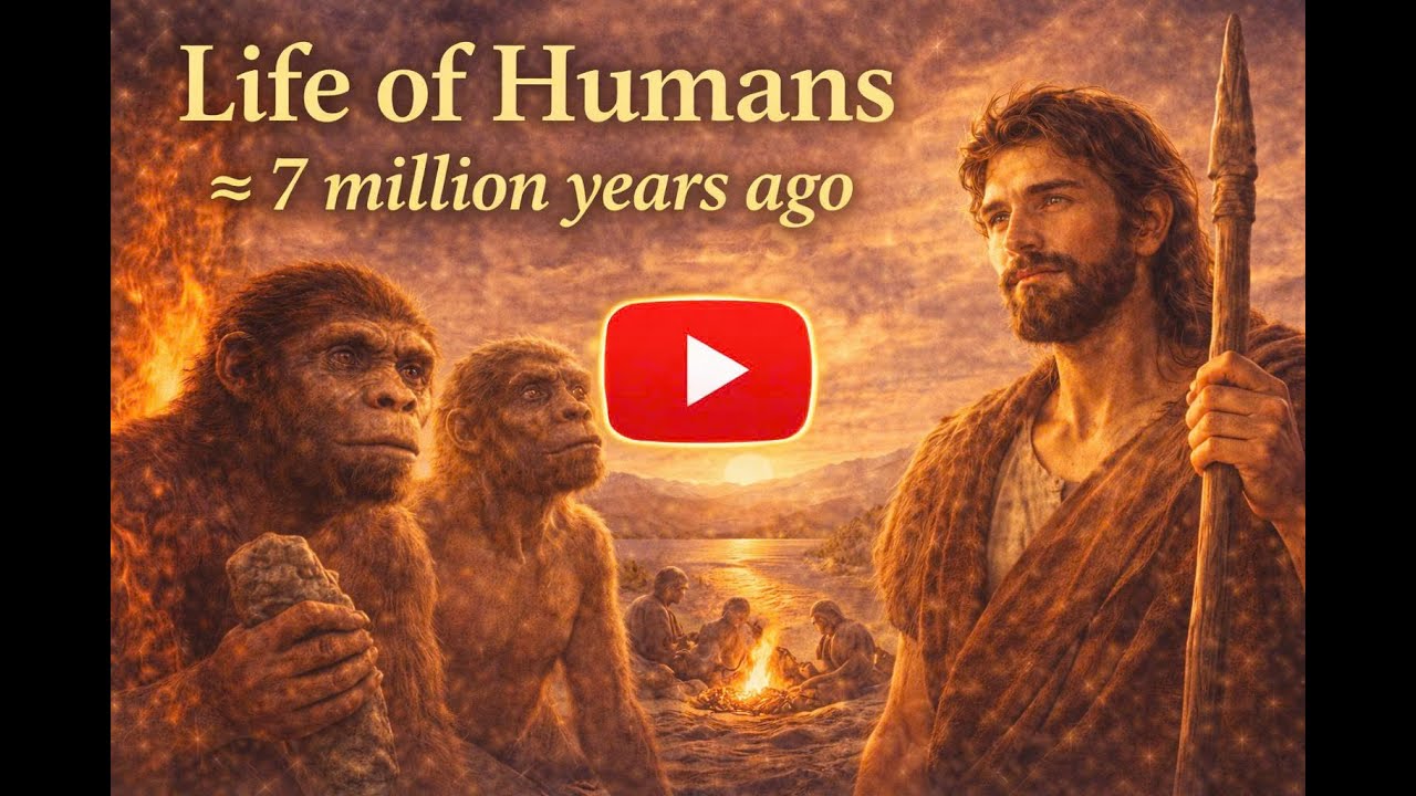 Life of Humans ≈ 7 million years ago