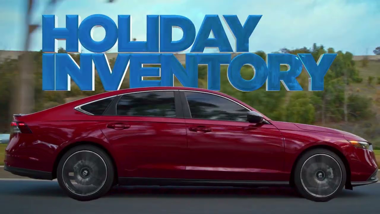 Drive home a new Honda Accord with special savings during Happy Honda Days.