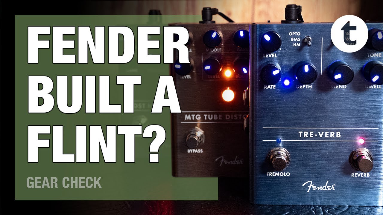 New Fender Pedals | MTG Tube Distortion, Tre-Verb, Lost Highway Phaser | Thomann