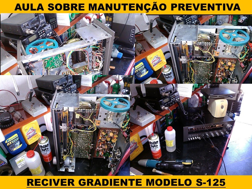 Aula Manutenção Preventiva   Receiver Gradiente Modelo S 125