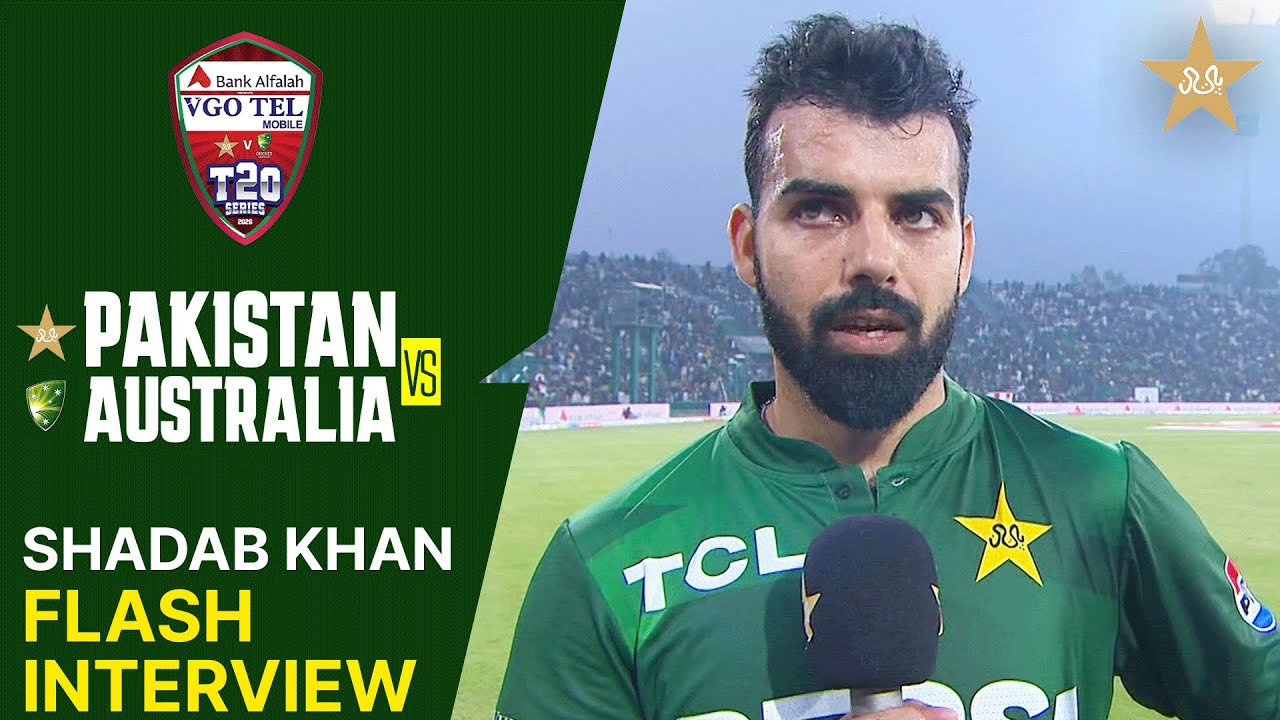 Shadab Khan Flash Interview | Pakistan vs Australia | Match 02 | T20I Series 2026 | PCB | MJ1K