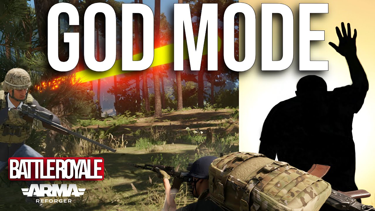 Arma Reforger | Spectating A Battle Royale Match In God Mode!