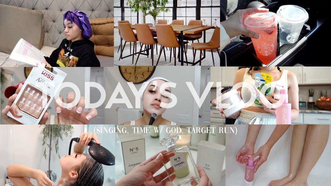 |VLOG| pamper night + come to target w/ me + online furniture shopping, etc.
