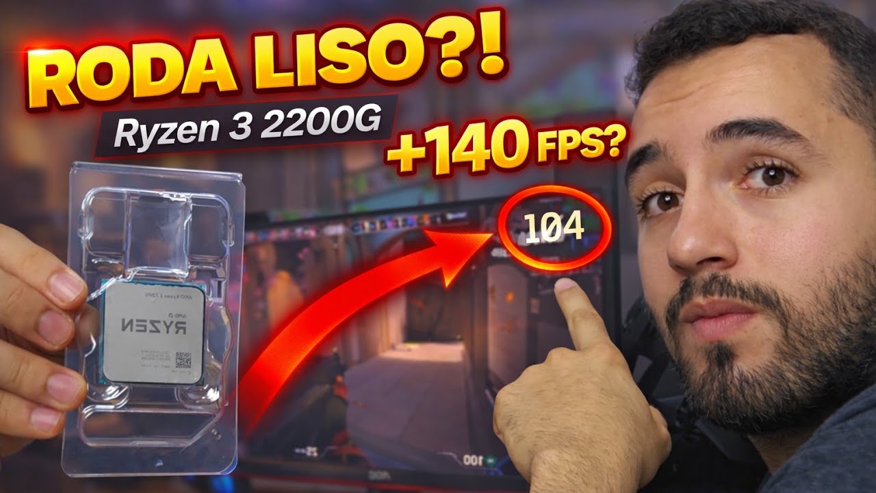 Ryzen 3 2200G roda jogos em 2026?