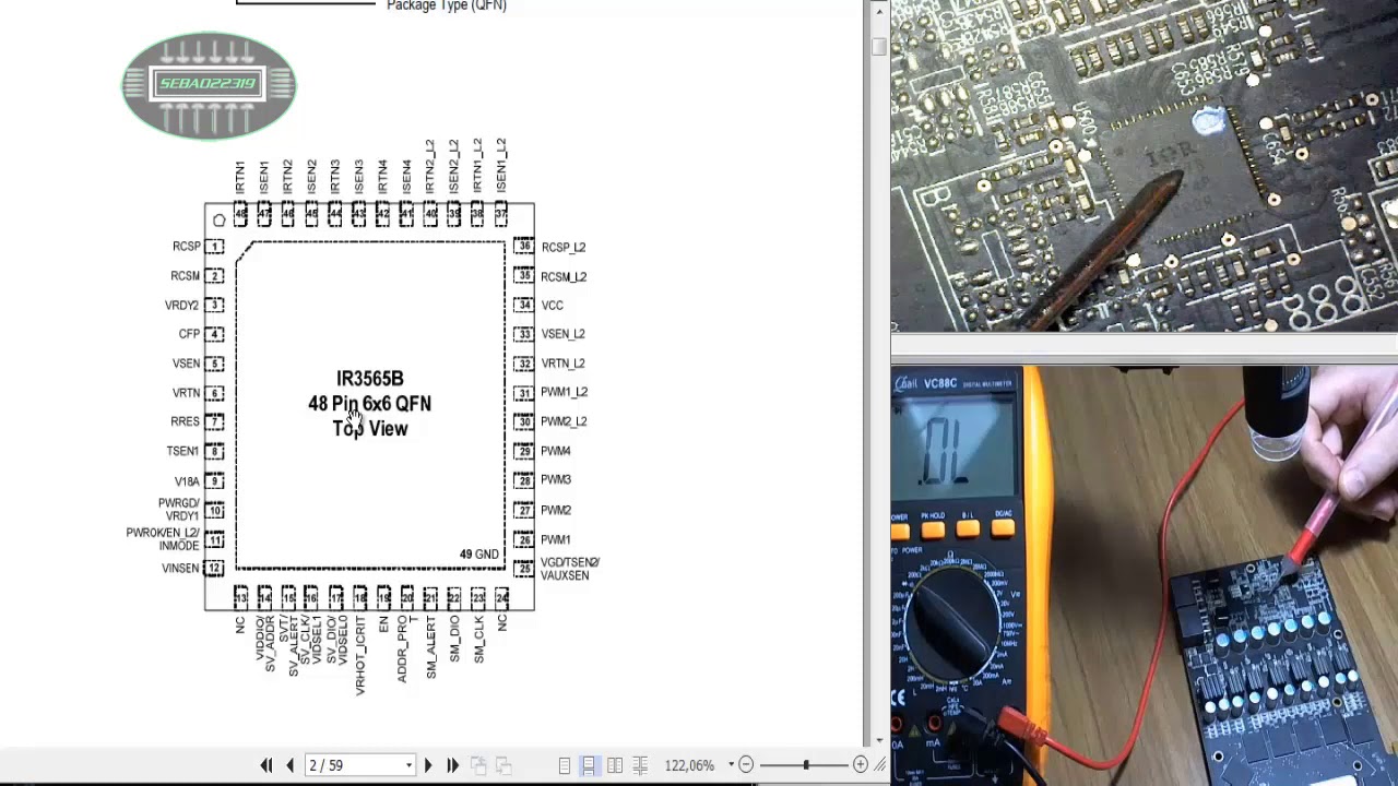 Reparación de placa de video 1ra parte