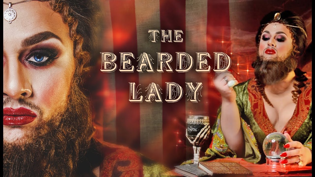 THE BEARDED LADY | HALLOWEEN makeup tutorial by Lucas Adelon Rembas | FREAKSHOW | Kobieta z brodą