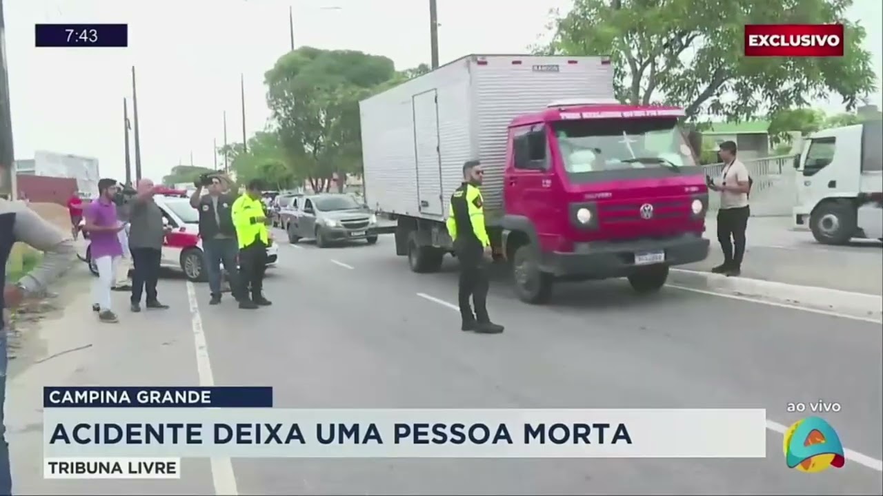 Tribuna Livre - Acidente deixa uma pessoa morta em Campina Grande
