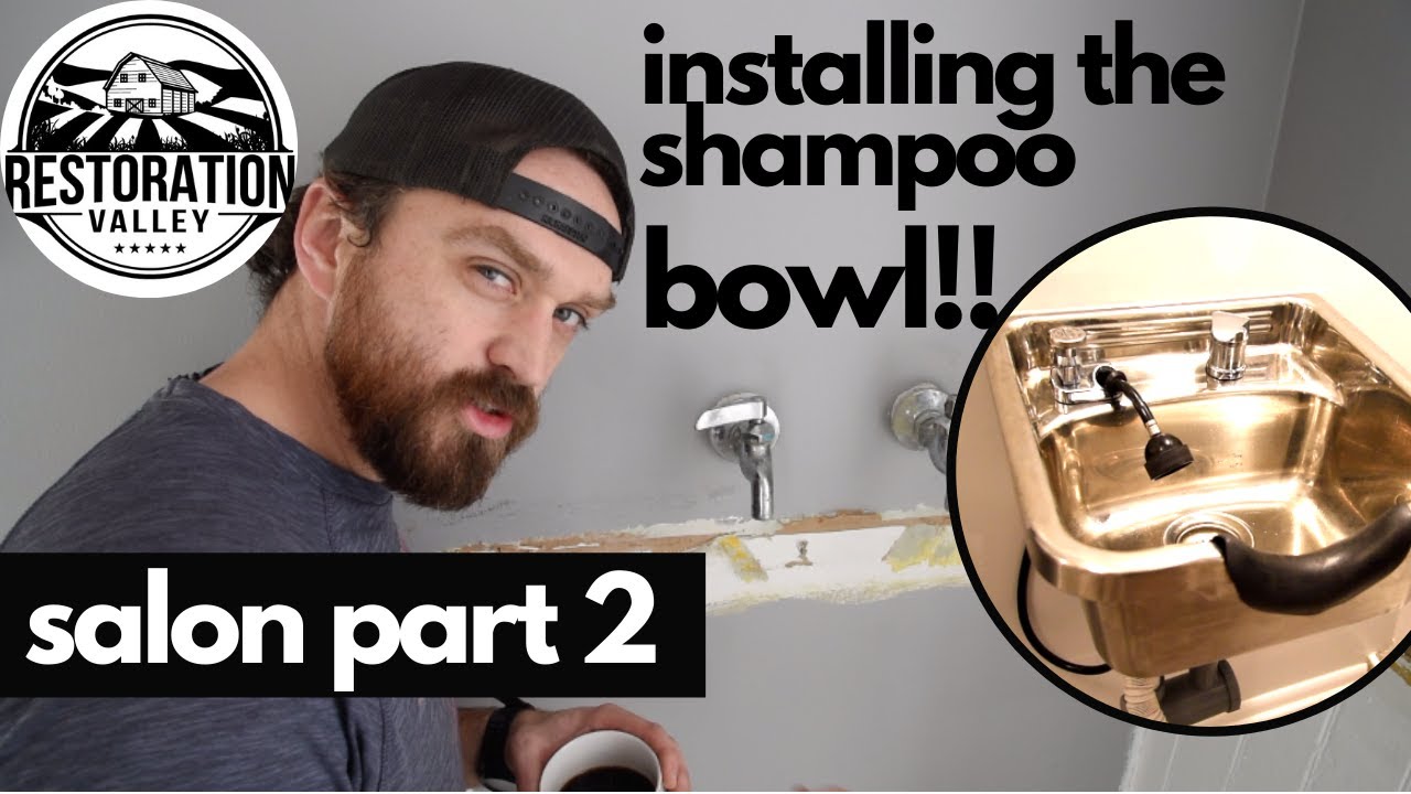 Renovating Our 130 Year Old House | Installing the shampoo bowl