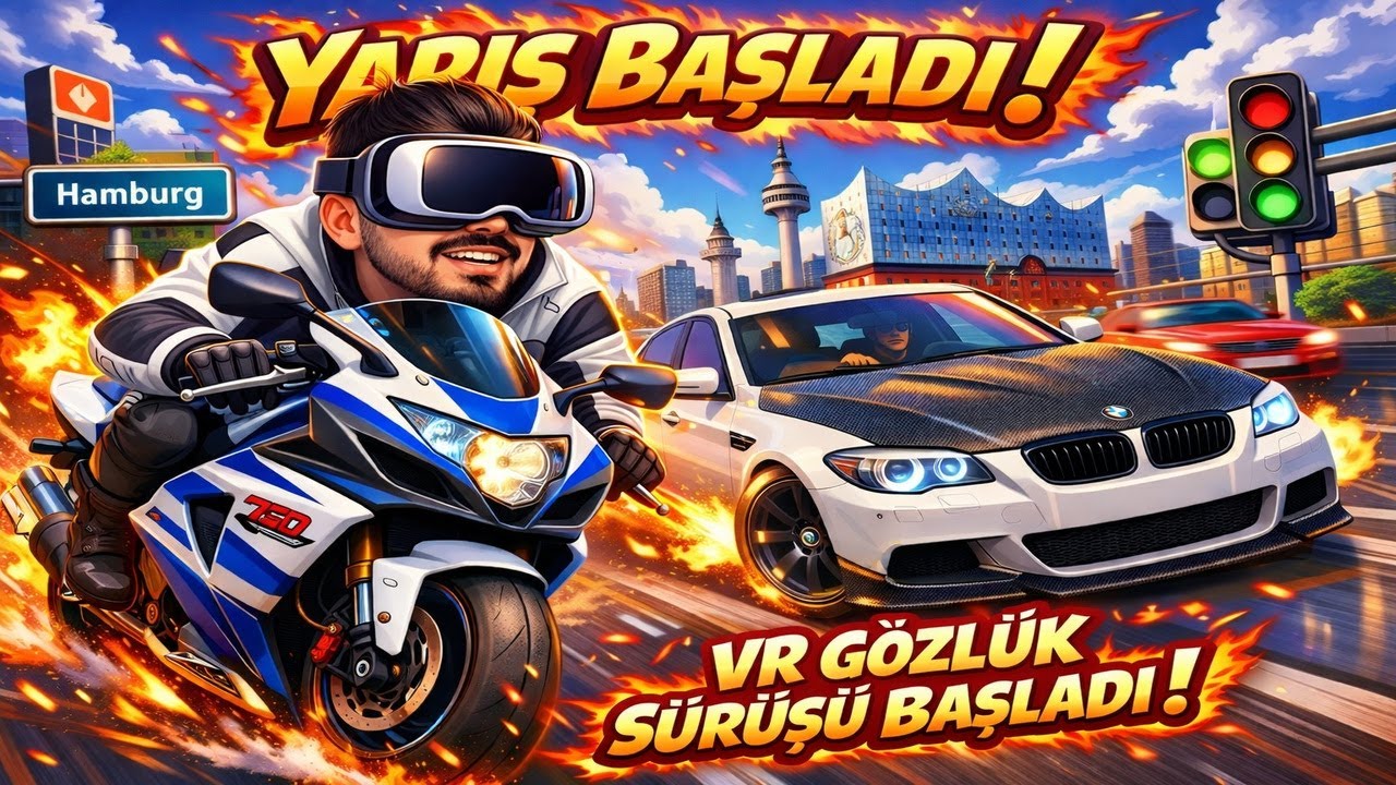 VR GÖZLÜKLE 300 KM/H YARIŞ !!