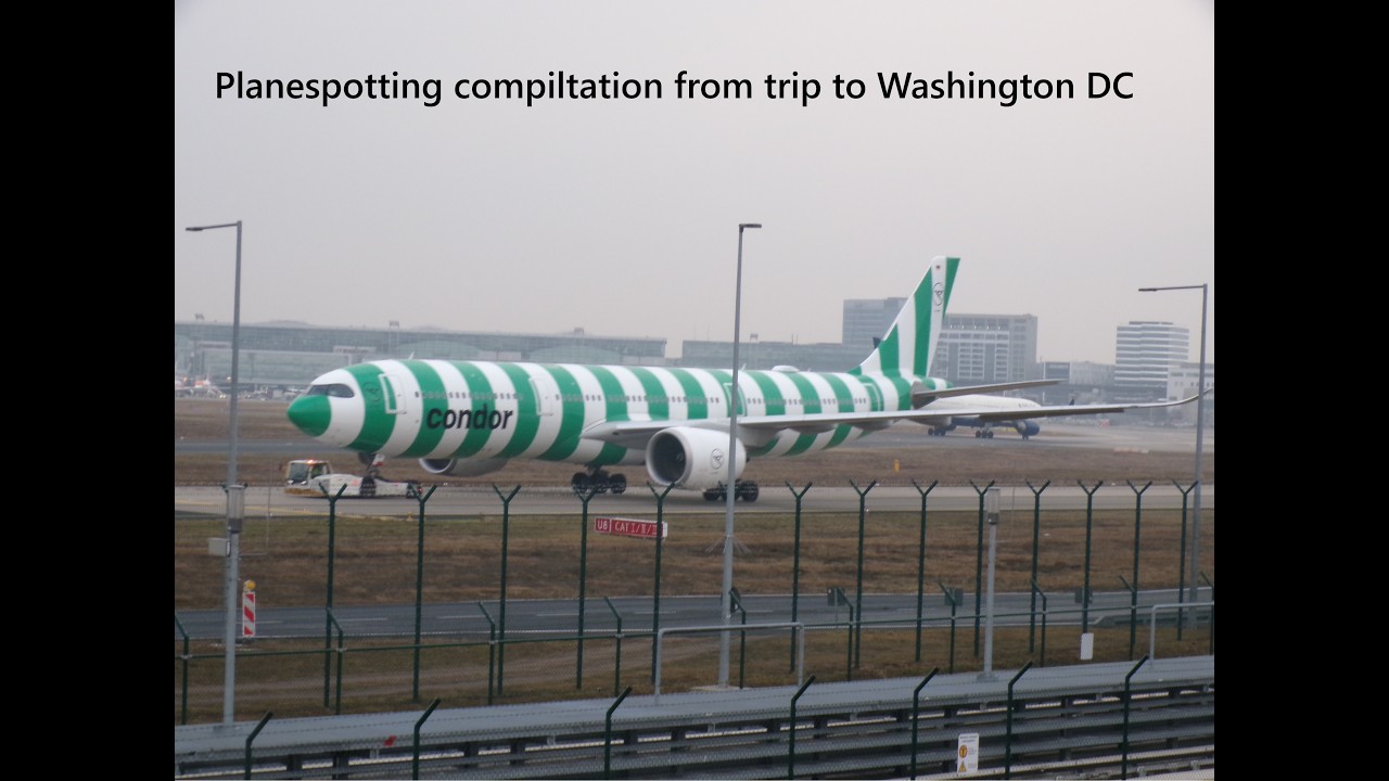 Trip to Washington DC Planespotting compiltation from 09/02 to 12/02