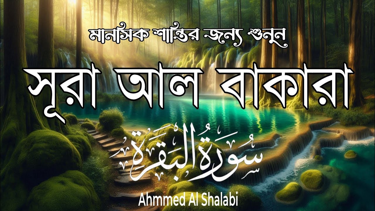ঘরে শান্তি, নিরাপত্তা ও বরকতের জন্য শুনুন সূরা আল-বাকারা | Quran Recitation by ahmed al shalabi