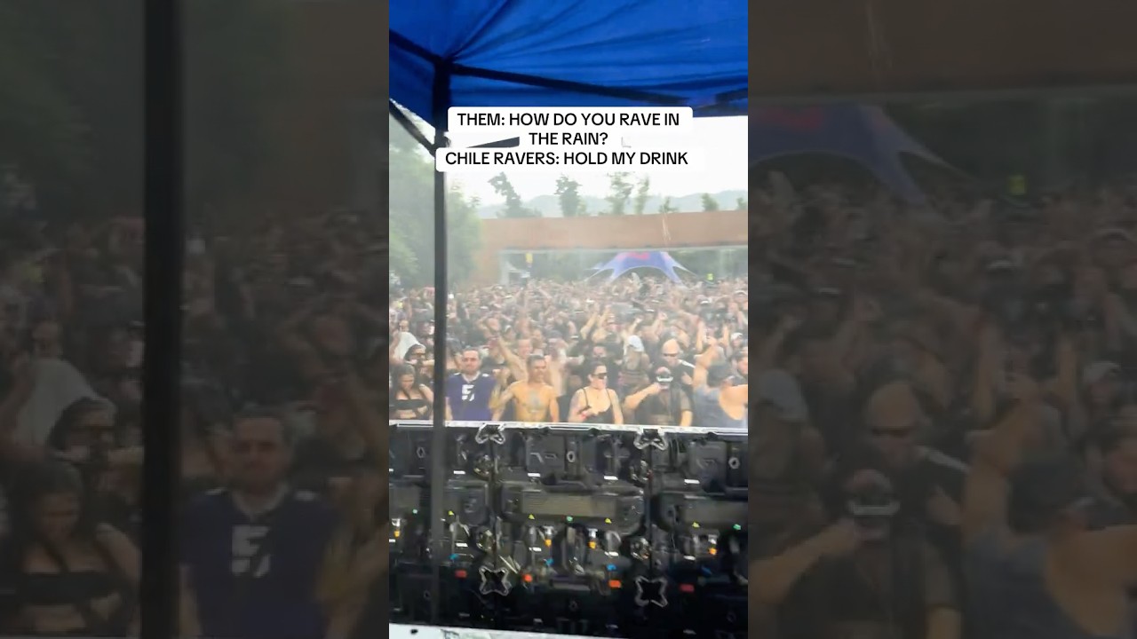 RAVE in the Rain 👀&hellip;#rave #dj #techno #electronicmusic #edm #festival #technomusic