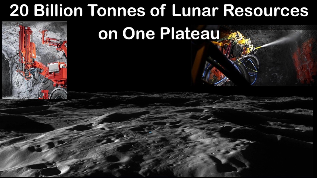 20 Billion Tonnes of Lunar Regolith on One Plateau