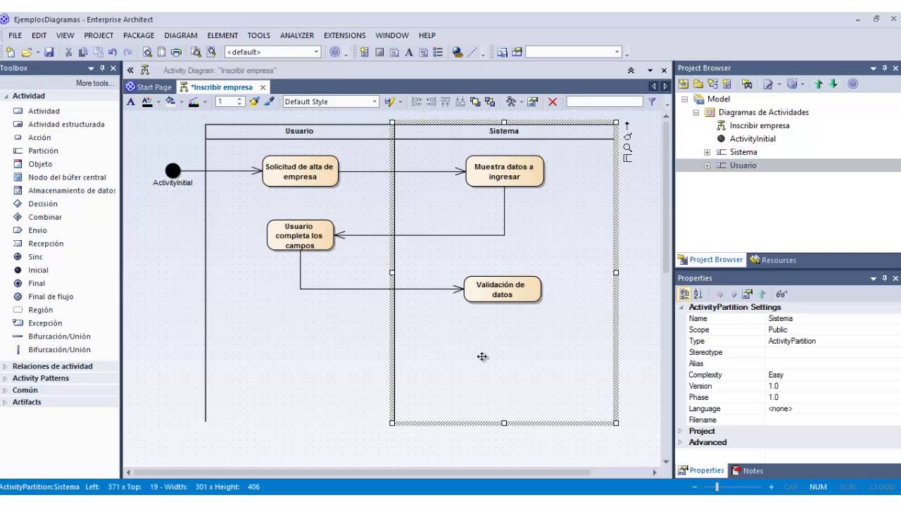 Diagrama de actividades EA