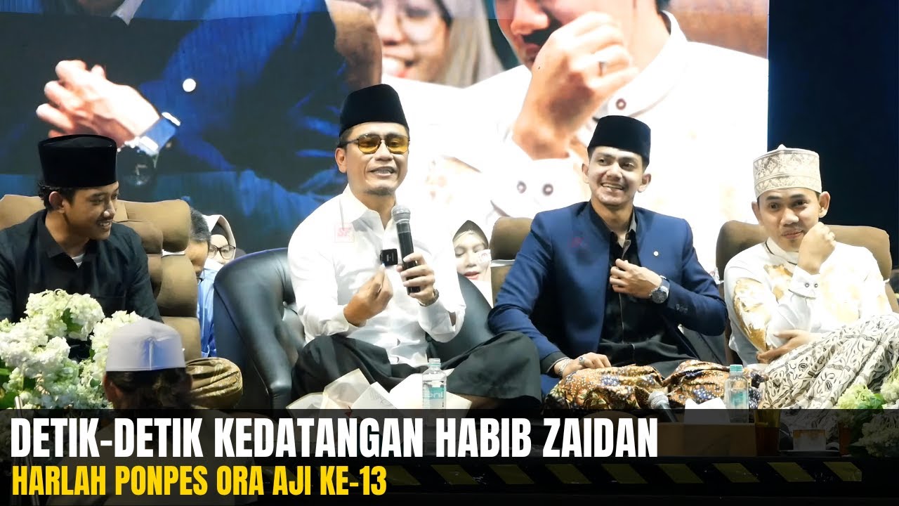 THE MOMENTS OF HABIB ZAIDAN'S ARRIVAL AT THE 13TH ANNIVERSARY OF THE ORA AJI ISLAMIC BOARDING SCHOOL